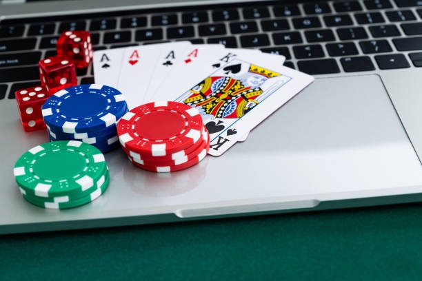 Live dealer dealing cards in baccarat